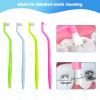 Ceonam 4-Pack End Tuft Toothbrushes, Orthodontic Toothbrush with Small Head, Ultra Soft Gum Brushes for Braces, Implants, Retainers, and Detailed Teeth Cleaning Oral Care, Multi-Color Set view 2