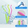 Ceonam 4-Pack End Tuft Toothbrushes, Orthodontic Toothbrush with Small Head, Ultra Soft Gum Brushes for Braces, Implants, Retainers, and Detailed Teeth Cleaning Oral Care, Multi-Color Set view 3