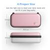 SHBC Insulin Pen Carrying Case Portable Medical Cooler Bag for Diabetes with Protective Ice Brick - Convenient to Changing Needles with Each Injection White Pink view 3