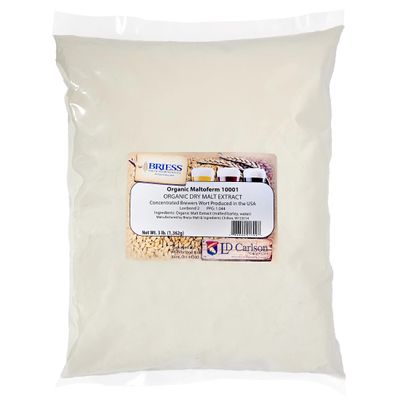 Hobby Homebrew 3LB Briess MALTOFERM 10001 DME DME Organic Dry Malt Extract Powder CBW