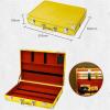 WAOCEO Cigar Humidor Humidor Portable Cigar Display Box Large Capacity Cigar Box Display Case Light Alloy Cigar Accessories Cigar Desktop Box view 2