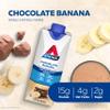 Atkins Chocolate Banana Protein Shake, 15g Protein & Milk Chocolate Delight Protein Shake, 15g Protein, Low Glycemic, 2g Net Carb, 1g Sugar, Keto Friendly, 12 Count view 3