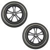 1 Pair 12 Inch Wheelchair Rear Wheels Assembly, 12 x2  Solid Rubber Replacement Wheelchair Wheels for Most Electric Wheelchairs with 1/2" (12mm) Bearings view 1