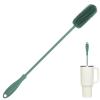15.7" Silicone Bottle Brush, ddLUCK Water Bottle Cleaner Brush for Stanley, Hydroflasks, Glass, Thermos Sports Bottle, Vase and Glassware, Bottle Brush Cleaner for Small Narrow Neck Containers (Green) view 1