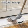 BENGBUM Dust Cleaning Kit with 67 in Handle Cloth Dust Cleaner Tool with 2 Replaceable Duster Head Cloth Washable Microfiber Duster Flexible Hand Cleaning Duster Tool Reusable for Cleaning Ceilings Fa view 3
