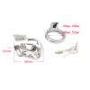 Chastity Lock Male Stainless Steel Super Breathable Chastity Device Chastity Pants A141 (40mm) view 3