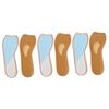 GLEAVI 3pairs Sweat Block Inserts Breathable Latex Insoles for Shoes Blister Pads Heel Support view 1