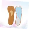 GLEAVI 3pairs Sweat Block Inserts Breathable Latex Insoles for Shoes Blister Pads Heel Support view 3