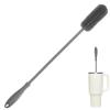 15.7" Silicone Bottle Brush, ddLUCK Water Bottle Cleaner Brush for Stanley, Hydroflasks, Glass, Thermos Sports Bottle, Vase and Glassware, Bottle Brush Cleaner for Small Narrow Neck Containers (Gray) view 1