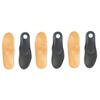 Healvian 3pairs Breathable Latex Leather Insoles for Sports Arch Support and Damping Shoe Pads Comfortable Fit for Flat Feet for Running and Leisure Activities view 1