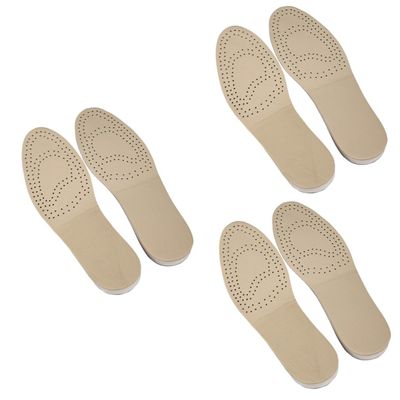 GLEAVI 3pairs Shoe Lift Inserts for Men Heel Lift Insoles Height Increase Comfortable and Breathable