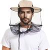 Aventik Adjustable Mosquito Hat with Netting for Maximum Bug Pair with Mosquito Jacket view 1