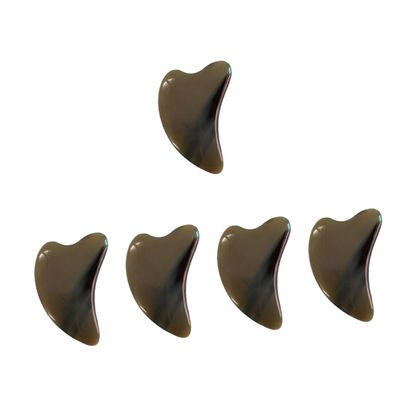 PartyKindom 5pcs Gua Massage Scraper Tool Multi-Functional Body Scraping Board for Home and Salon Use Promotes Circulation and Relieves Fatigue Smooth for Comfortable Skin Care