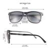 MIRYEA Polarized Bifocal Reading Sunglasses for Men Women Blue Light Blocking Glasses Black Lens UV Protection Outdoor Sun Readers Lightweight Driving Eyeglasses Tinted Shades Anti Glare Eyewear 1.5 view 2