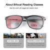 MIRYEA Polarized Bifocal Reading Sunglasses for Men Women Blue Light Blocking Glasses Black Lens UV Protection Outdoor Sun Readers Lightweight Driving Eyeglasses Tinted Shades Anti Glare Eyewear 1.5 view 4