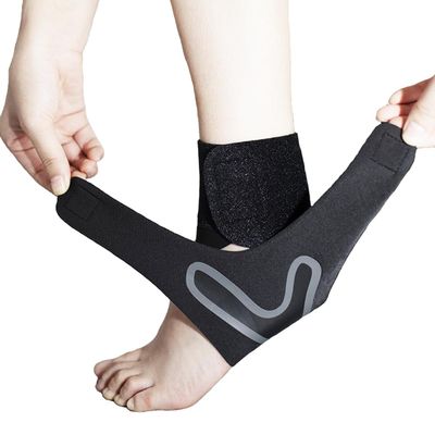 2 Pack Ankle Brace & Elastic Supports for Men & Women, Ankle Support Ankle Compression Sleeve, Ankle Wrap Ankle Sleeve Ankle Brace for Sprained Ankle (Black, X-Large)