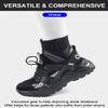 2 Pack Ankle Brace & Elastic Supports for Men & Women, Ankle Support Ankle Compression Sleeve, Ankle Wrap Ankle Sleeve Ankle Brace for Sprained Ankle (Black, X-Large) view 3