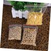 FELTECHELECTR 8x12cm Plastic Sealed Bags for Snacks Beads Buttons Coins Jewelry Reclosable Storage Pouches view 3