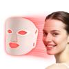 Red Light Therapy Mask, Red Light Therapy for Face, 7 Colors LED Facial Mask for Wrinkle Remove & Anti Aging, Skin Care Home Travel Use,Pink (Upgraded Version) view 1