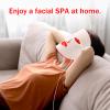 Red Light Therapy Mask, Red Light Therapy for Face, 7 Colors LED Facial Mask for Wrinkle Remove & Anti Aging, Skin Care Home Travel Use,Pink (Upgraded Version) view 3