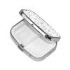 Black White Graffiti Funny Pill Box Small Pill Case for Purse & Pocket Cute Pill Organizer Daily Pill Box Organizer Travel Pill Container 2 Compartment Pill Holder Mini Pill Case Rectangle Pillbox view 2