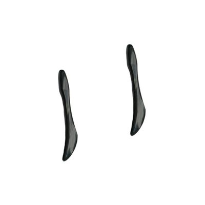 balacoo 2pcs Natural Horn Facial Scraping Rods Horns Ribs Stick Face Massager Roller for Neck Face