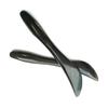 balacoo 2pcs Natural Horn Facial Scraping Rods Horns Ribs Stick Face Massager Roller for Neck Face view 2
