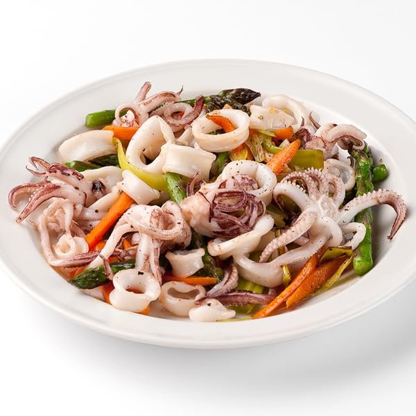 Panapesca Calamari Rings And Tentacles Portions Fully Cleaned, 8 ounce Portions (Pack of 20)