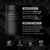 HOSSTILE Beta-Alanine Powder, Pre Workout, Delays Muscular Fatigue, Increases Strength & Performance, Unflavored, 60 Servings view 3