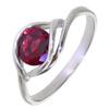 M-47 Sterling Silver Garnet Stone geofossiles Mineral Healing Crystals M-47 view 1