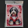 Caroline's Treasures DAC5284GCA7P Bernedoodle My Valentine Greeting Cards Pack of 8 Blank Cards with Envelopes Whimsical A7 Size 5x7 Blank Note Cards view 3