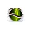 cat Eye Green geofossiles Mineral Healing Crystals geofossiles Mineral Healing Crystals Stone Rock Crystal BA52-5 view 1