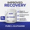 Alpha Supps Pure L-Glutamine Powder - Unflavored Amino Acid, Glutamine Nutritional Supplement for Muscle Recovery, Gut & Immune Support - 60 Servings - 300 Grams view 2