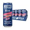 NOCCO BCAA Energy Drink Pack of 24 - Sugar-Free, Vegan Energy Drink with Caffeine, Vitamins and Amino Acids - Caribbean Pineapple, 24 x 330 ml Including Deposit (Miami) view 1
