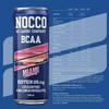 NOCCO BCAA Energy Drink Pack of 24 - Sugar-Free, Vegan Energy Drink with Caffeine, Vitamins and Amino Acids - Caribbean Pineapple, 24 x 330 ml Including Deposit (Miami) view 2