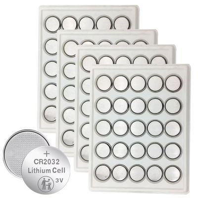 100 Count CR 2032 3V Coin & Button Cell Lithium Batteries CR2032