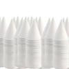 Quality Chemical White Paper Cone Cups, Snow Cone Cups, (5,000 Count) - 25 Packs of 200 Paper Cone Cups - 4.5 Oz - (White) view 1
