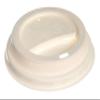 EcoQuality Disposable Fiber Coffee Cup Dome Lids for Coffee & Tea Cups - 100% Compostable & Biodegradable - Fits 10oz, 12oz, 16oz, 20oz Paper Cups - Durable & Sturdy - Easy Sip Hole - 90MM Size (25) view 2