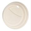 EcoQuality Disposable Fiber Coffee Cup Dome Lids for Coffee & Tea Cups - 100% Compostable & Biodegradable - Fits 10oz, 12oz, 16oz, 20oz Paper Cups - Durable & Sturdy - Easy Sip Hole - 90MM Size (25) view 3