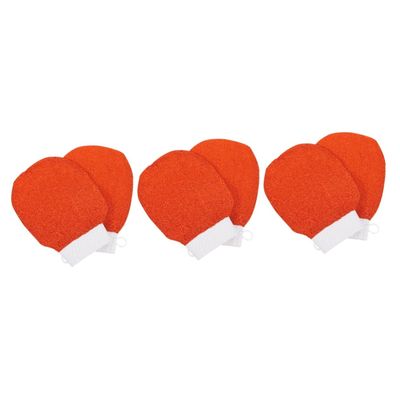 Angoily 6pcs Exfoliating Bath Gloves for Body Scrubbing Soft and Skin-friendly Shower Gloves for Gentle Exfoliation and Massage Unisex