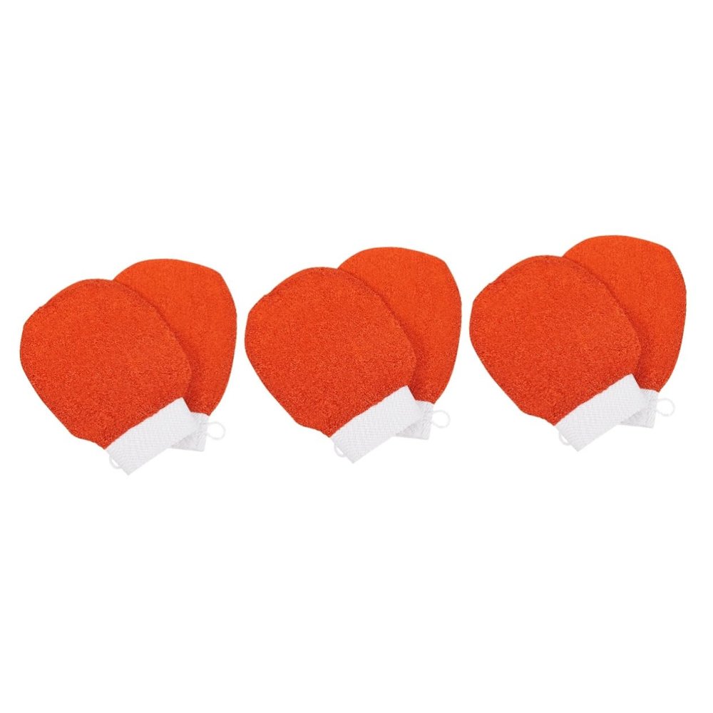 Angoily 6pcs Exfoliating Bath Gloves for Body Scrubbing Soft and Skin-friendly Shower Gloves for Gentle Exfoliation and Massage Unisex