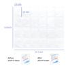 Cold Packs Dry Ice for Shipping Frozen Food Cold Pack for Lunch Bags, Ice Pack Long Lasting Cold Ice Pack Sheets for Transport Food (25 Sheets/4 x 6 Cells) view 2