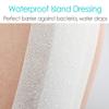 10 Pcs Waterproof Adhesive Island Dressing 4"x14" for Post Knee Replacement Hip Surgery Shower Protector Bandage Extra Long Surgical Incision Wounds Cover Breathable Bordered Gauze view 3