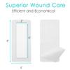 10 Pcs Water-Resistant C Section 4"x8" Adhesive Island Bandage, Tummy Tuck Incision Gauze Pads Abdominal Wound Shower Cover Protector C-Section Recovery Must Haves view 4
