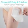20 Pcs Waterproof Adhesive Island Dressing 4"x8" for Post Knee Replacement Hip Surgery Shower Protector Bandage Surgical Incision Wounds Cover Breathable Bordered Gauze view 4
