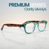 2SeeLife Retro Round Reading Glasses for Men and Women  Narrow-Medium Fit, Premium Readers Spring Hinges, Solid & Sturdy, Tuquoise, +1.00 view 4