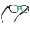 2SeeLife Retro Round Reading Glasses for Men and Women  Narrow-Medium Fit, Premium Readers Spring Hinges, Solid & Sturdy, Tuquoise, +1.75 view 1