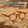 2SeeLife Brown Round Premium Clear Frame Reading Glasses Solid & Sturdy Frame Blue Light Retro Readers for Men & Women with Spring Hinges & Scratch-Resistant Lenses, Strength 3.00 view 4