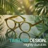 2SeeLife Retro Round Reading Glasses for Men and Women  Narrow-Medium Fit, Premium Readers Spring Hinges, Solid & Sturdy, Olive Green, +1.00 view 2