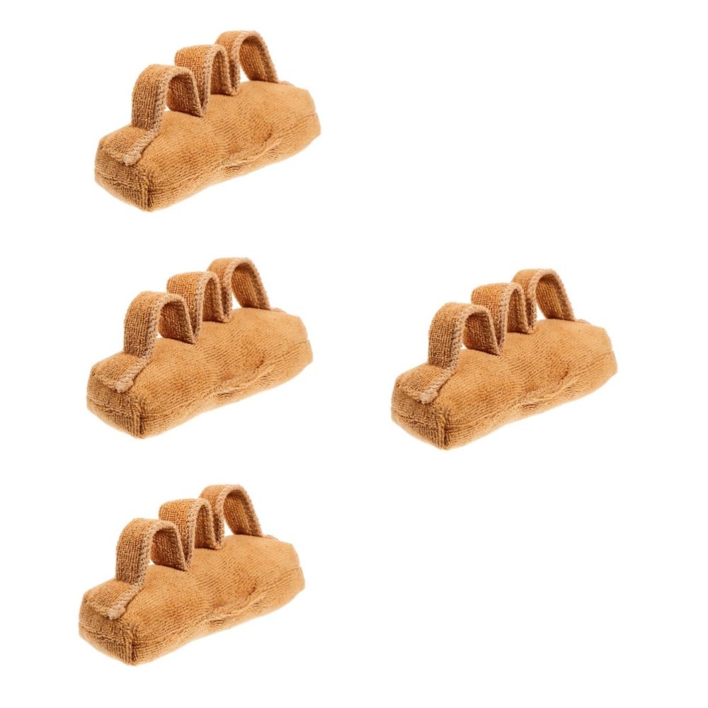 Healvian 4pcs Hand Strengthening Device Comfortable Finger Exerciser Thumb Separator Palm Protector for Seniors